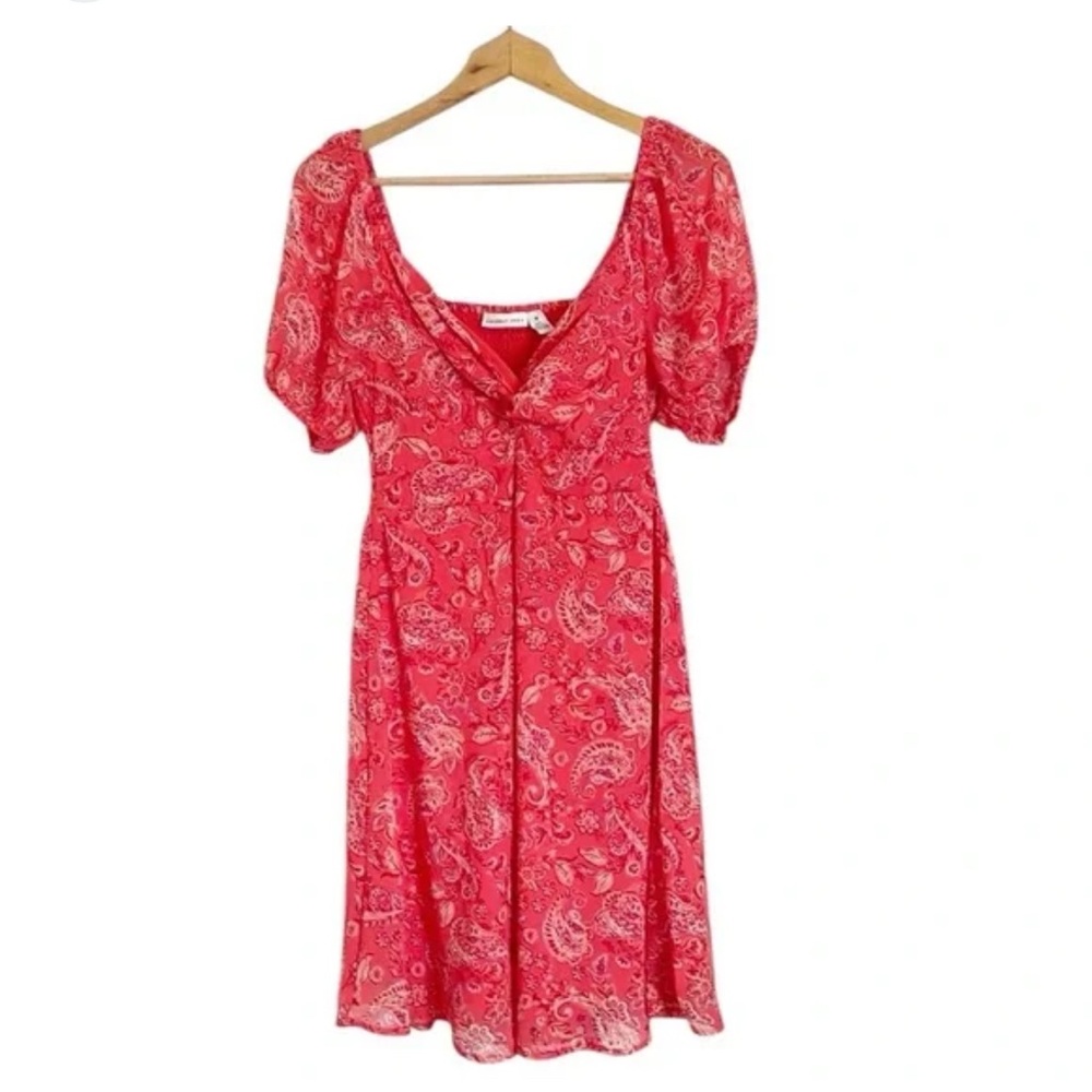 Sincerely Jules Red Paisley Midi Dress